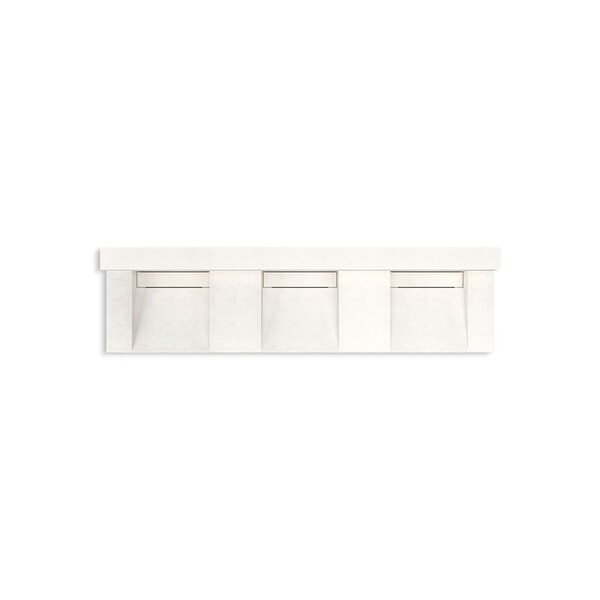 Kohler 90In Wall-Mount Basin Lavatory System With Backsplash In Arrow Root 81026-BSS-KCR - main